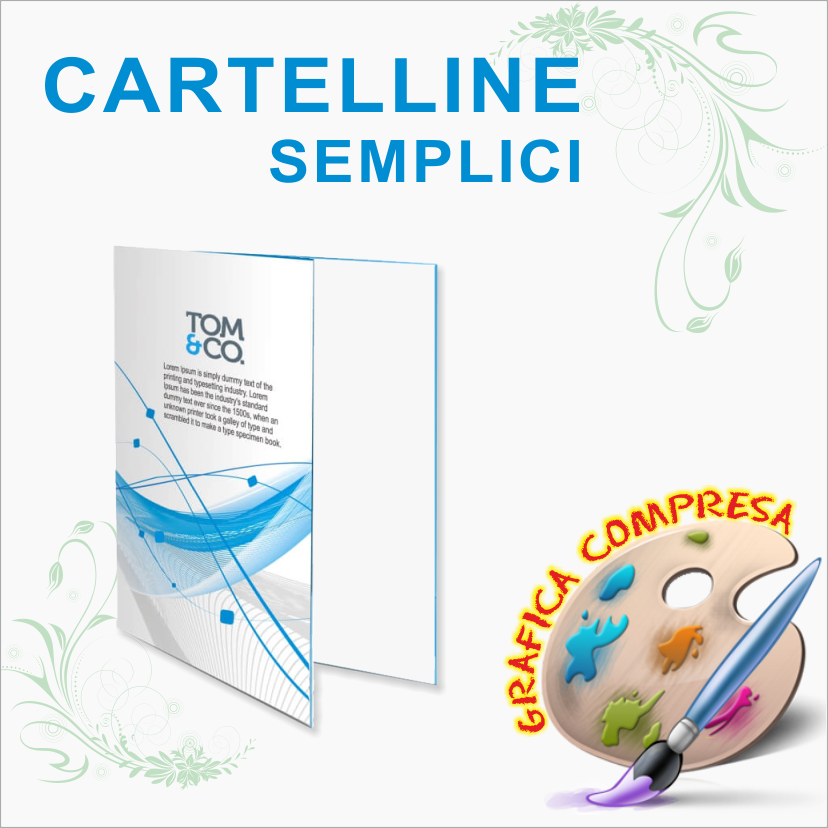 Cartellina A4 – semplice senza lembi plastificata